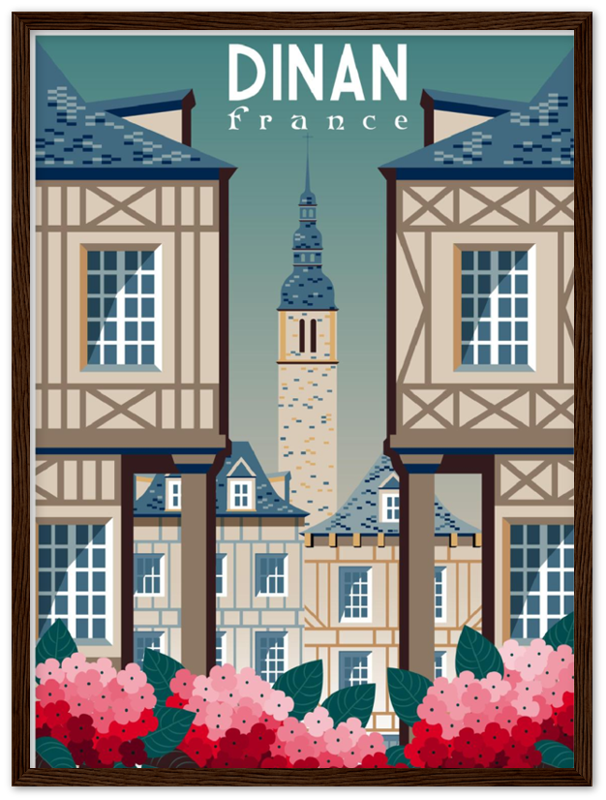 Dinan Brittany | France Poster