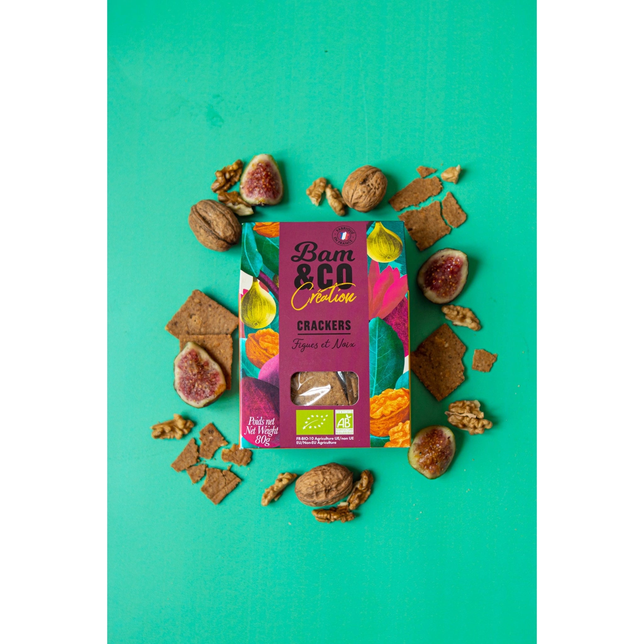 Organic Figs and Nuts Crackers