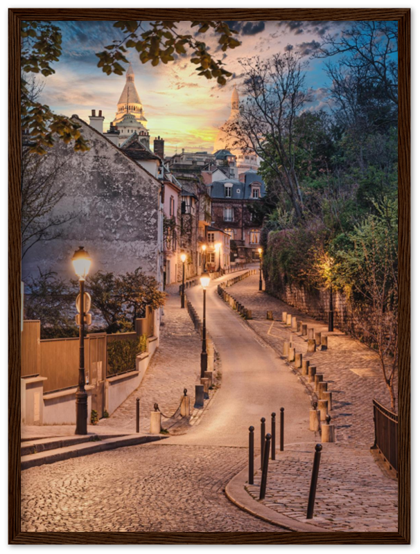 Winding Road | Montmartre Paris Poster