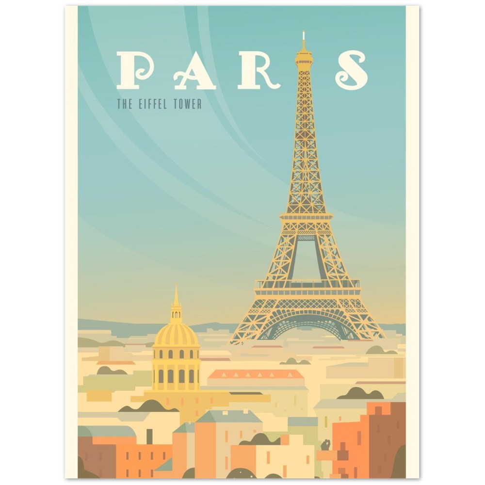 The Eiffel Tower | France Quality Poster