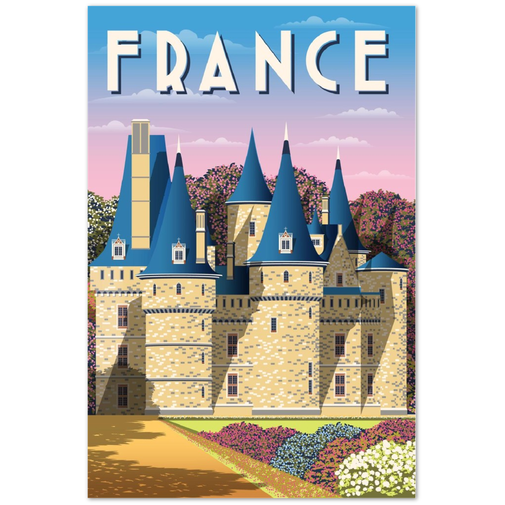 Medieval Castle | France Poster