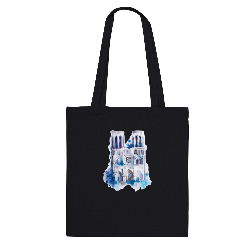 Watercolor Drawing Notre-Dame - France Tote Bag