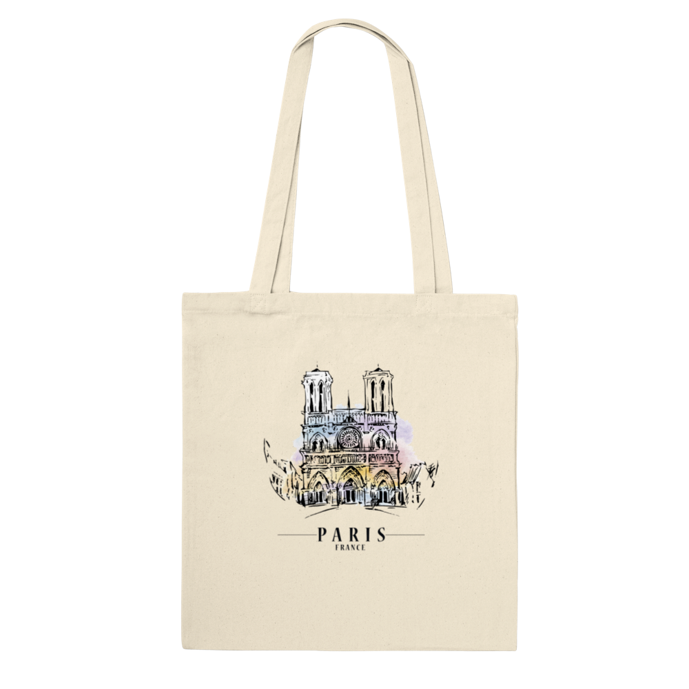 Notre-Dame Ilustration - France Tote Bag